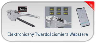 Nowość Elektroniczny Twardościomierz Webstera